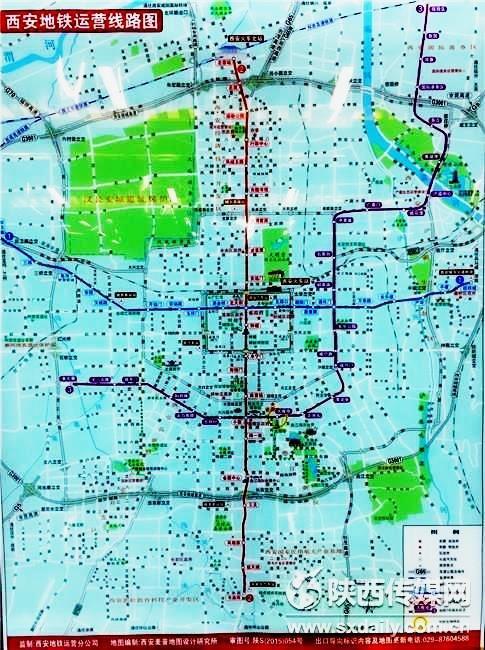 西安地铁3号线最新线路图，古都动脉连接未来